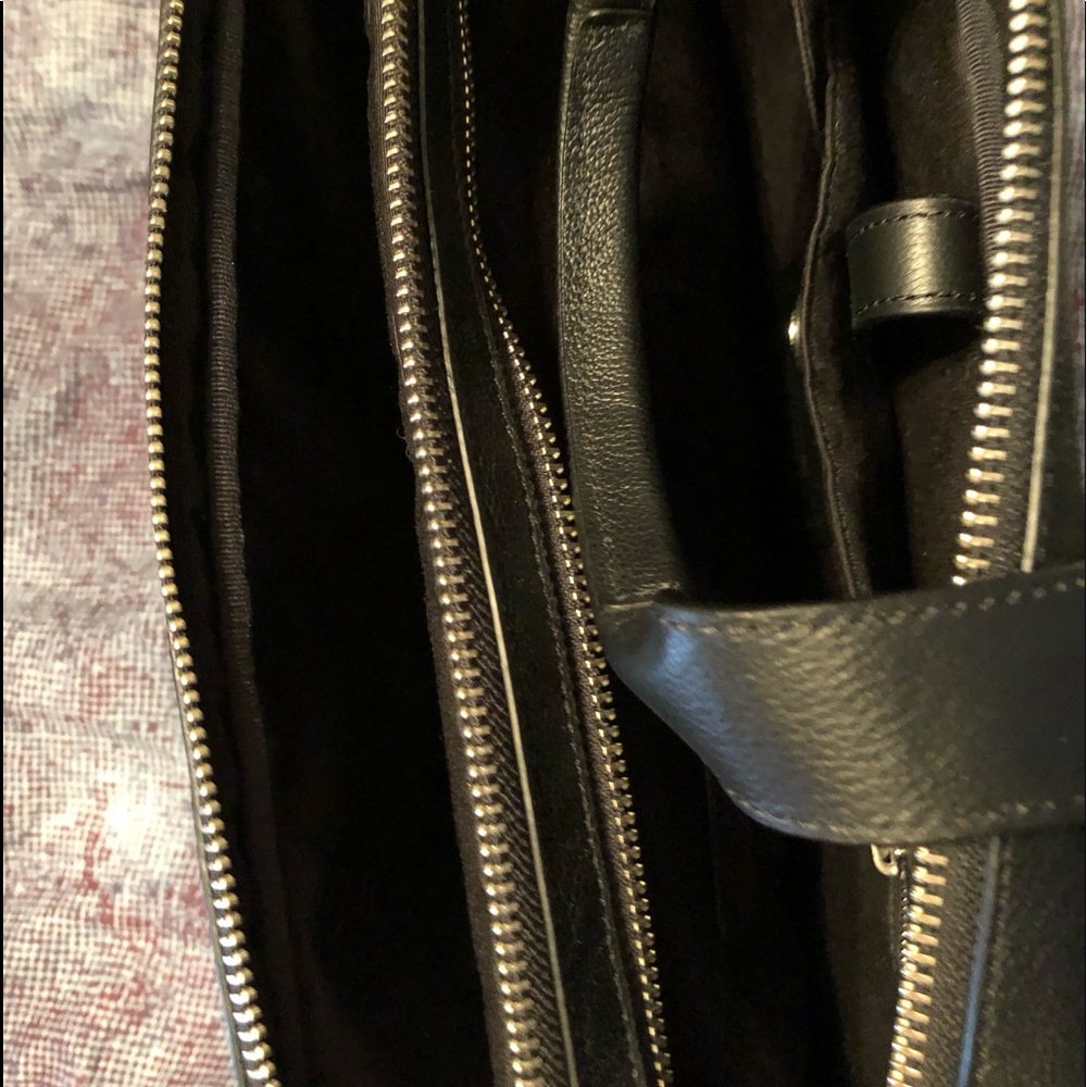 Coach leather briefcase